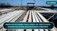 America’s Economy Faces Fresh Oil Price Shock, Raising Inflation and Recession Concerns