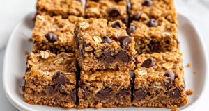 Chewy Peanut Butter Chocolate Chip Bars