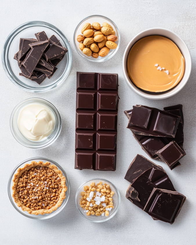 Chocolate Peanut Butter Tart Recipe 