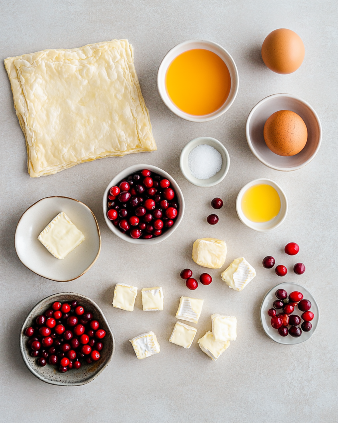 Cranberry Brie Bites Recipe