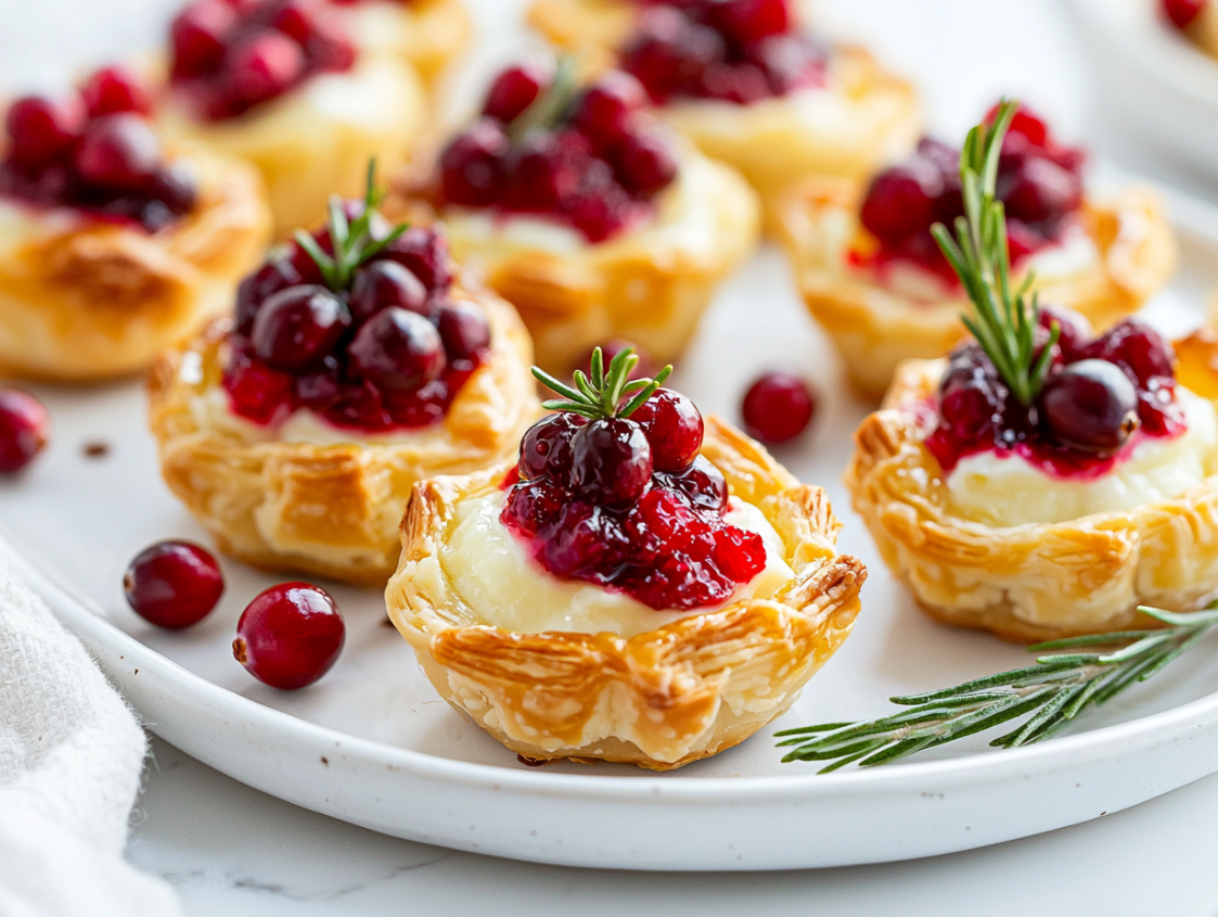 Cranberry Brie Bites