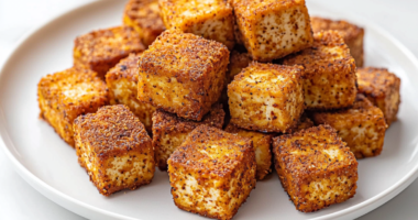 Crispy Baked Tofu Nuggets