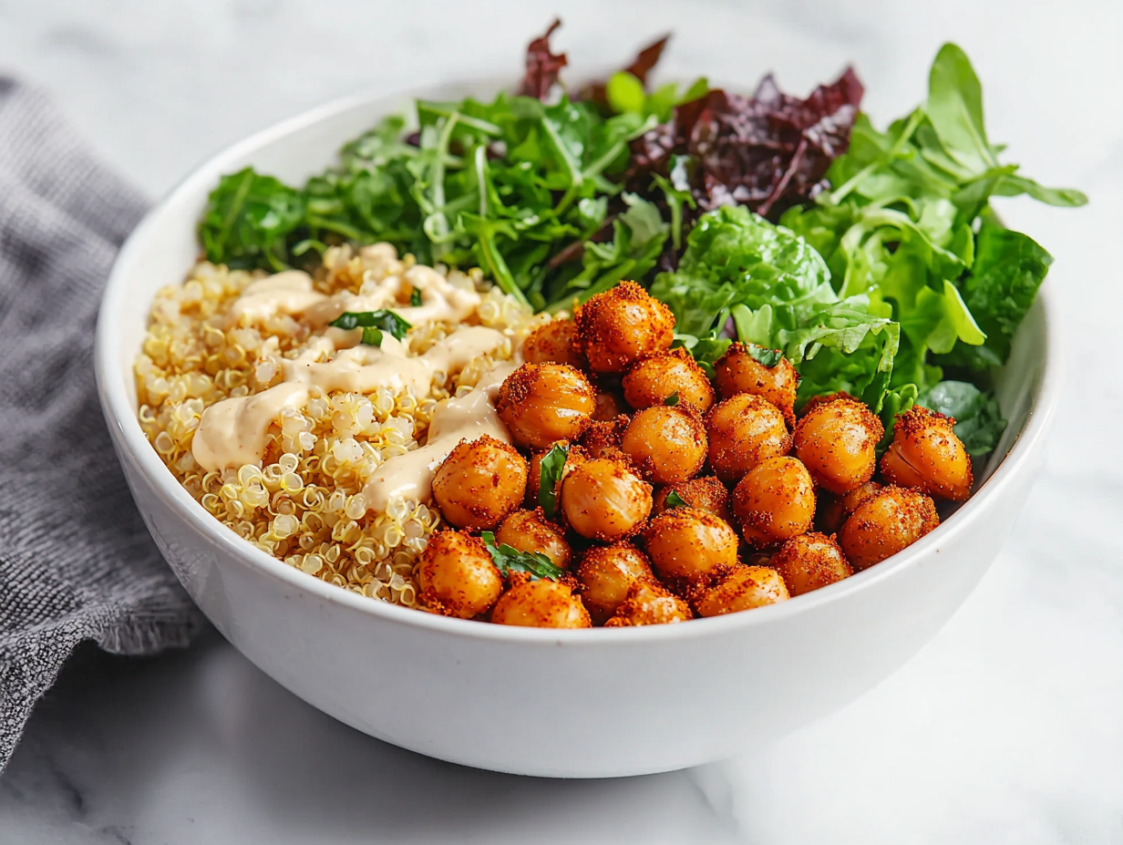 Crispy Chickpea Buddha Bowl