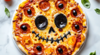Halloween Spooky Pizza