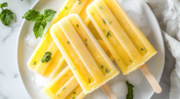 Pineapple Mint Popsicles