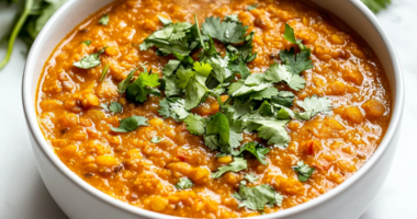Quick Red Lentil Curry