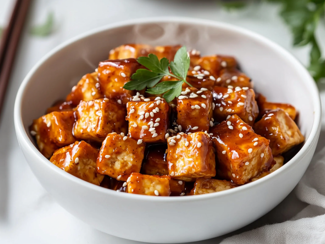 Sesame Apricot Tofu Bowl Recipe 3 Sesame Apricot Tofu Bowl 2026 Salads Sesame Apricot Tofu Bowl