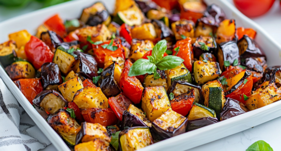 Sheet Pan Roasted Ratatouille