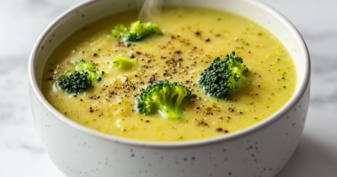 Vegan Broccoli Cheddar Soup