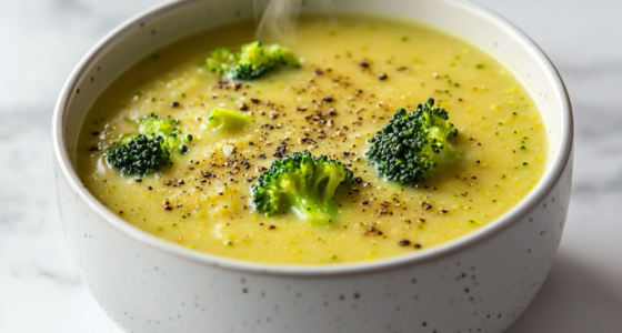 Vegan Broccoli Cheddar Soup