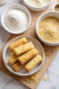 Herb Infused Homemade Mozzarella Sticks 3