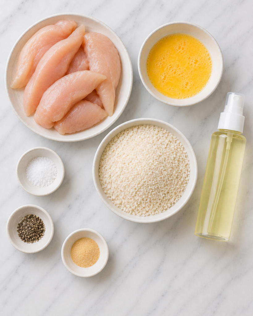 Baked Chicken Tenders Recipe Ingredients