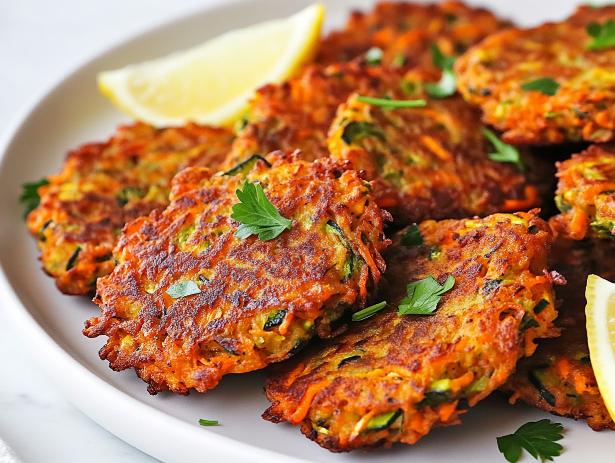 Baked Vegetable Fritters Recipe