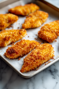 Oven Baked Crispy Chicken Tenders 6