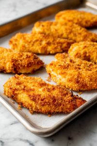 Oven Baked Crispy Chicken Tenders 7