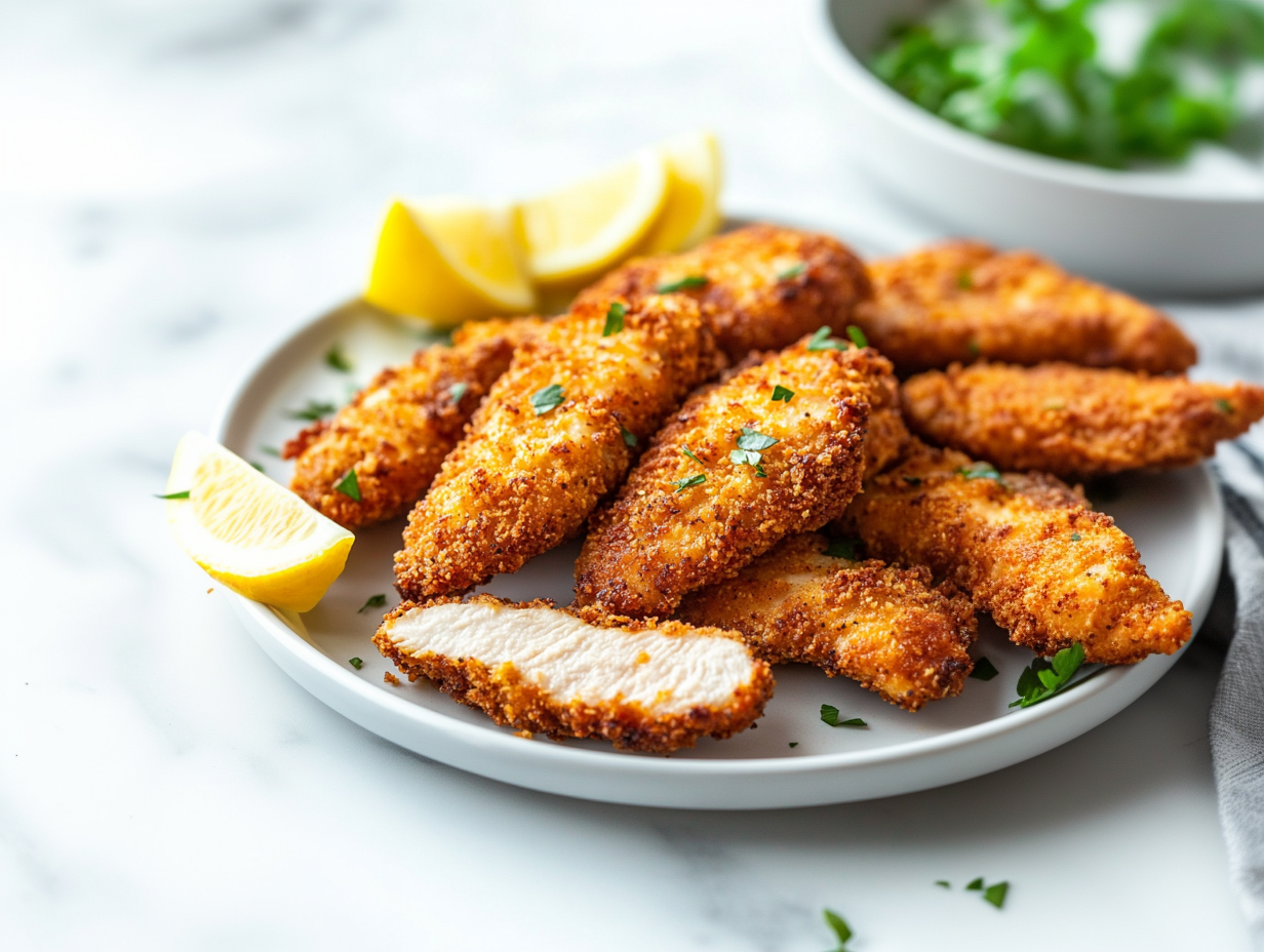 Oven Baked Crispy Chicken Tenders