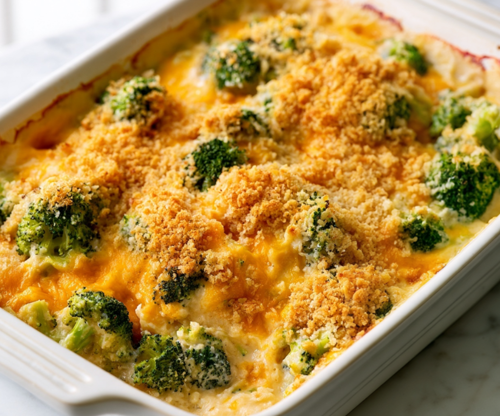 Broccoli Cheese Casserole Recipe Featured image 1