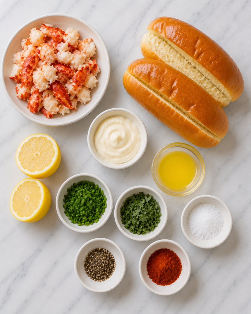 Lobster Roll Ingredients