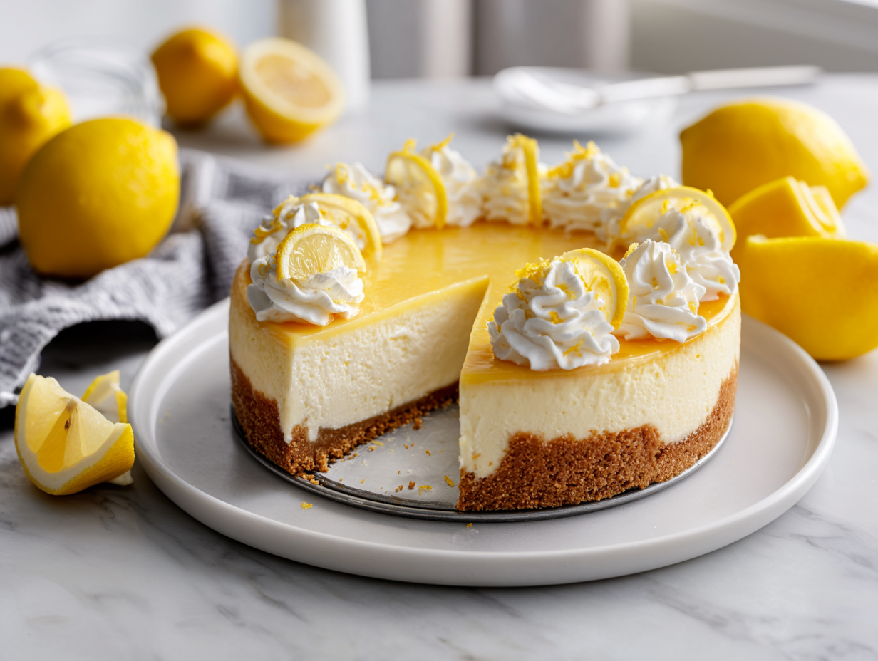 No bake Lemon Cheesecake Recipe