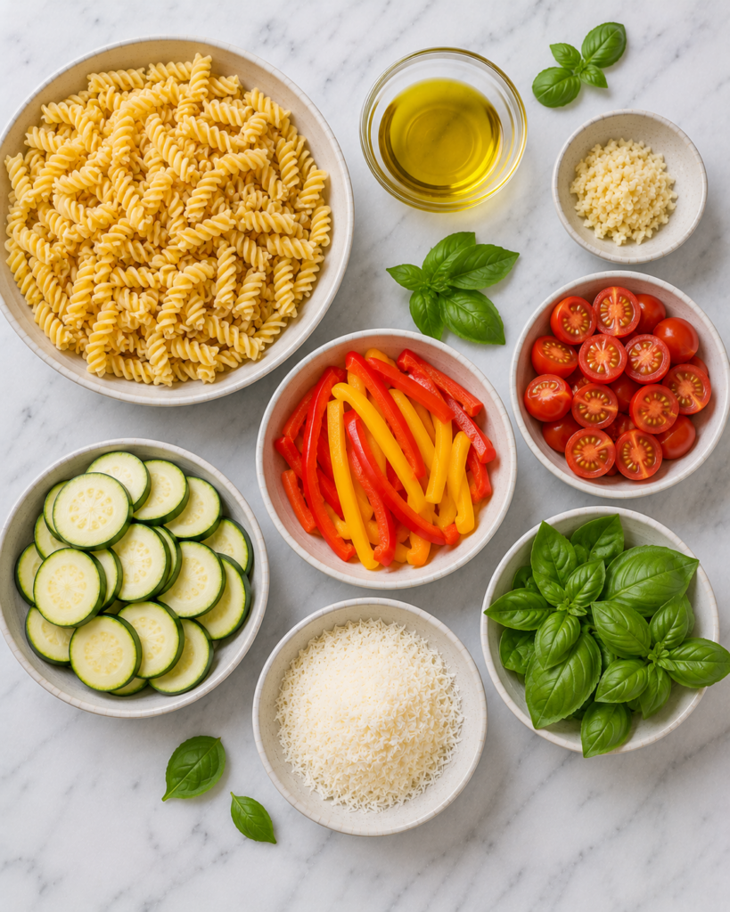 Pasta Primavera Recipe Ingredients