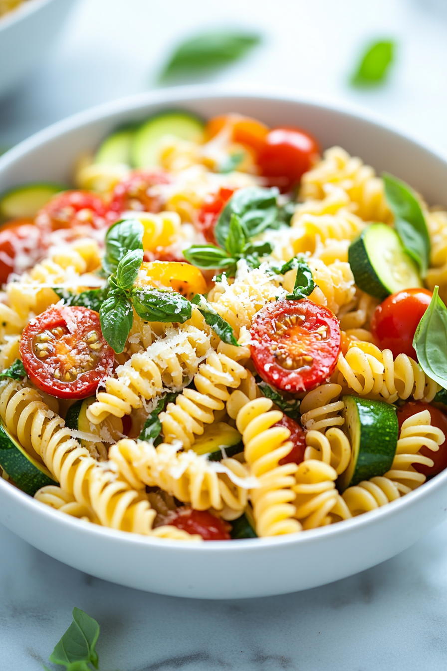 Pasta Primavera Recipe card