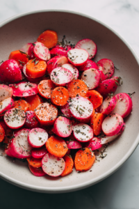 Roasted Radishes and Carrots 3