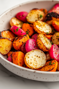 Roasted Radishes and Carrots 7