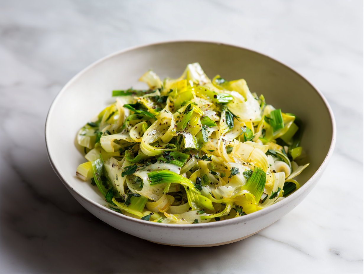 Sauteed Leeks in Butter