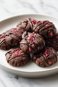 chocolate strawberry cookies