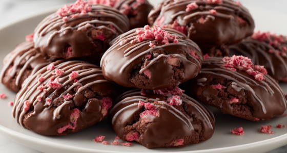 chocolate strawberry cookies recipe