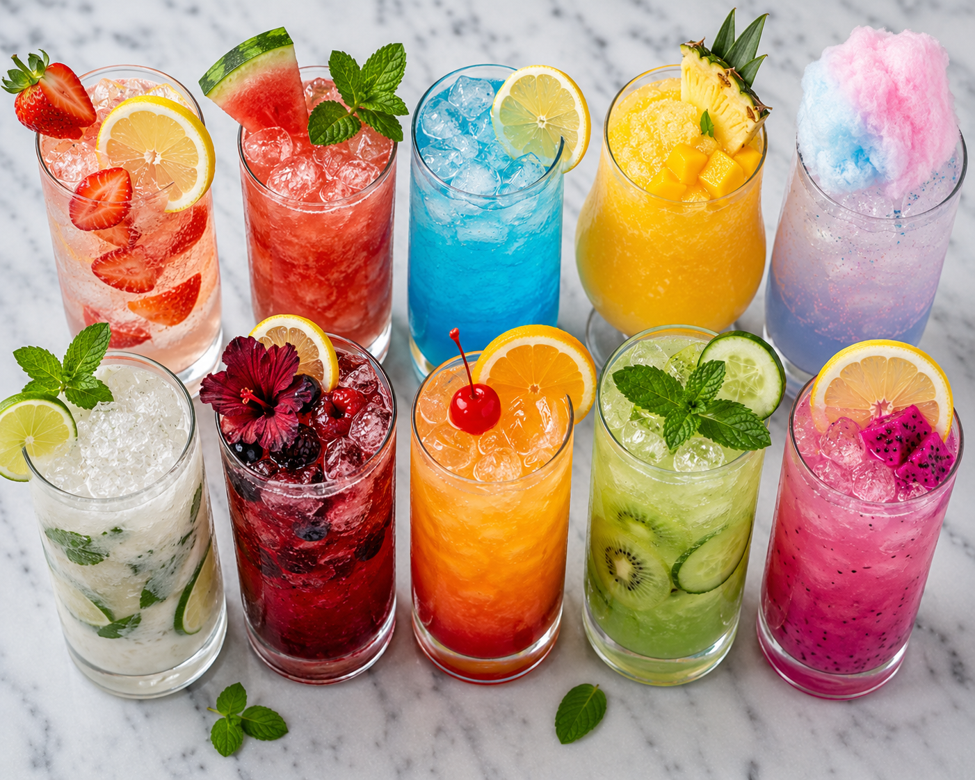10 Aesthetic Summer Mocktails for Kids Adultss image