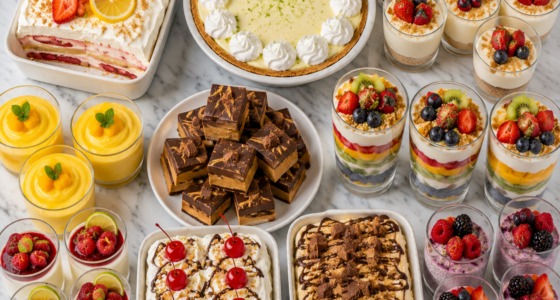 10 Refreshing No Bake Desserts for Summers IMAGE