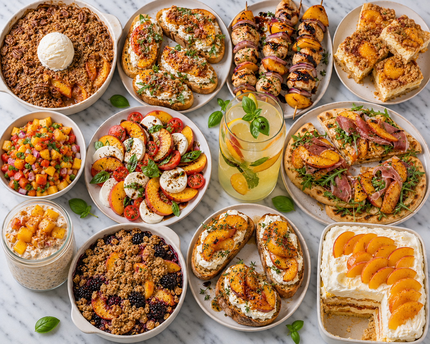 12 Fresh Peach Recipes to Make This July images