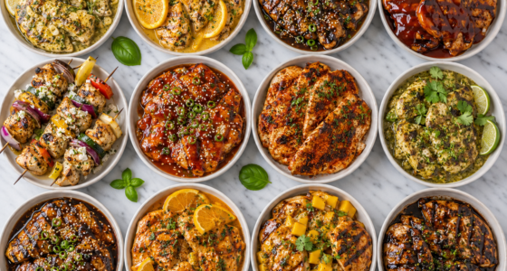 12 Must Try Grilled Chicken Marinades FEATURED IMAGE