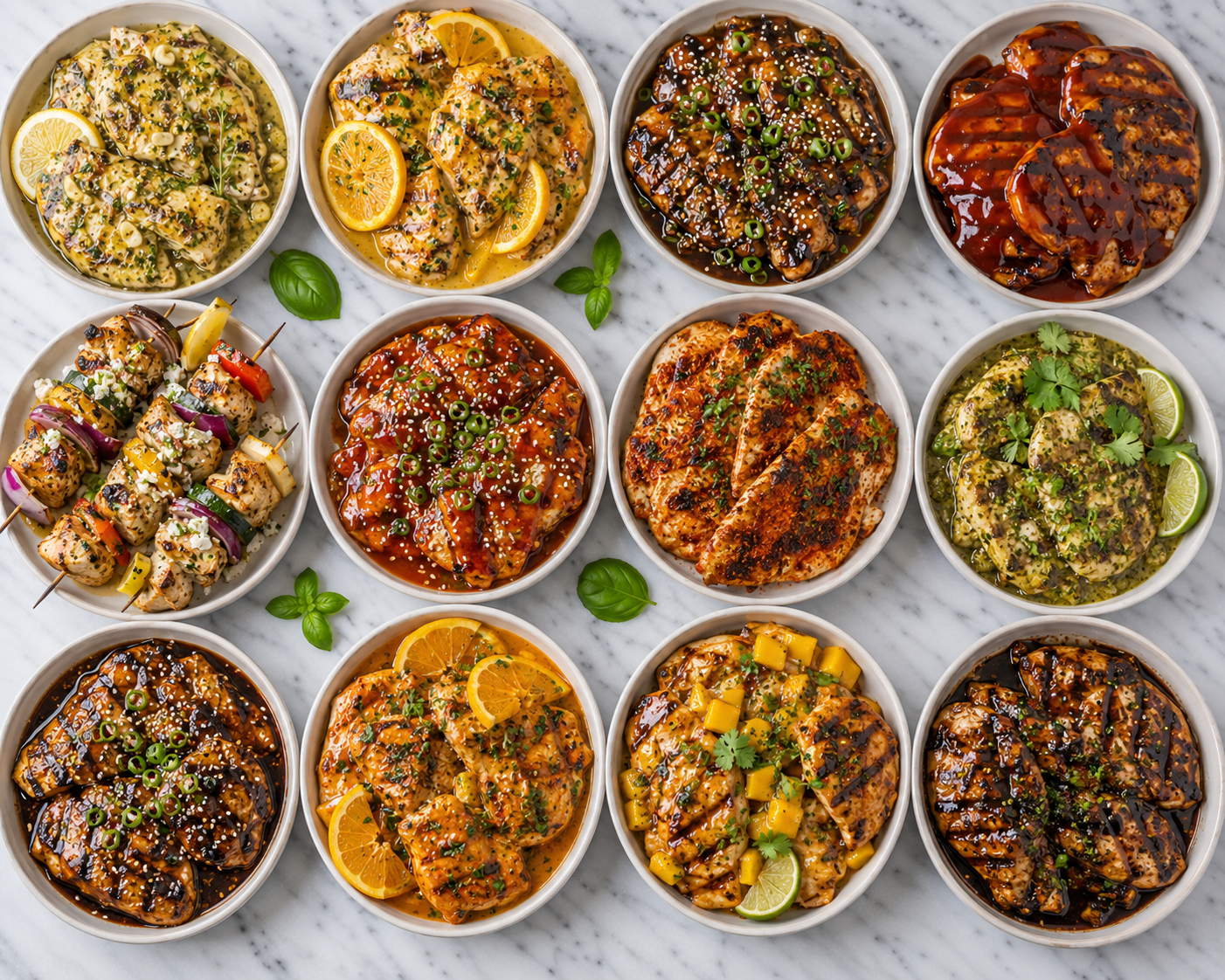 12 Must Try Grilled Chicken Marinades FEATURED IMAGE