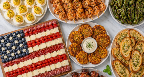 7 Easy 4th of July Appetizerss IMAGE