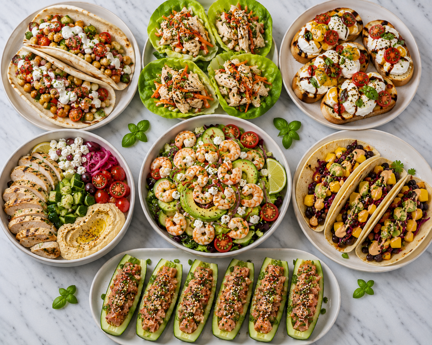 7 Quick No Cook Summer Dinnerss image