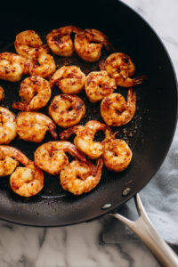 Cook the shrimp for 2–3 minutes
