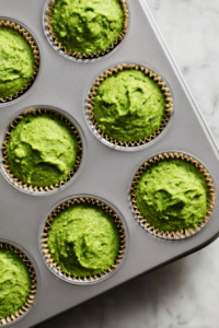 Healthy Banana Spinach Muffins 5