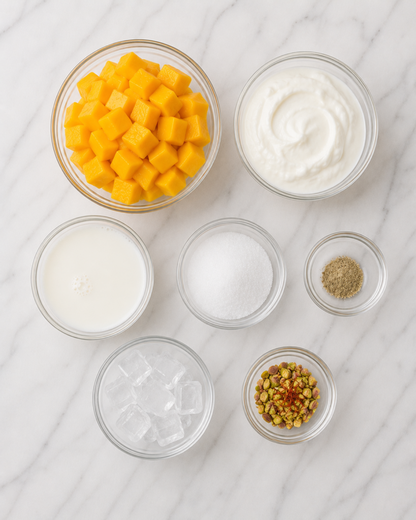 Mango Lassi Recipe Ingredients