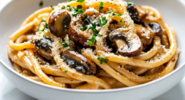 Miso Mushroom Bucatini