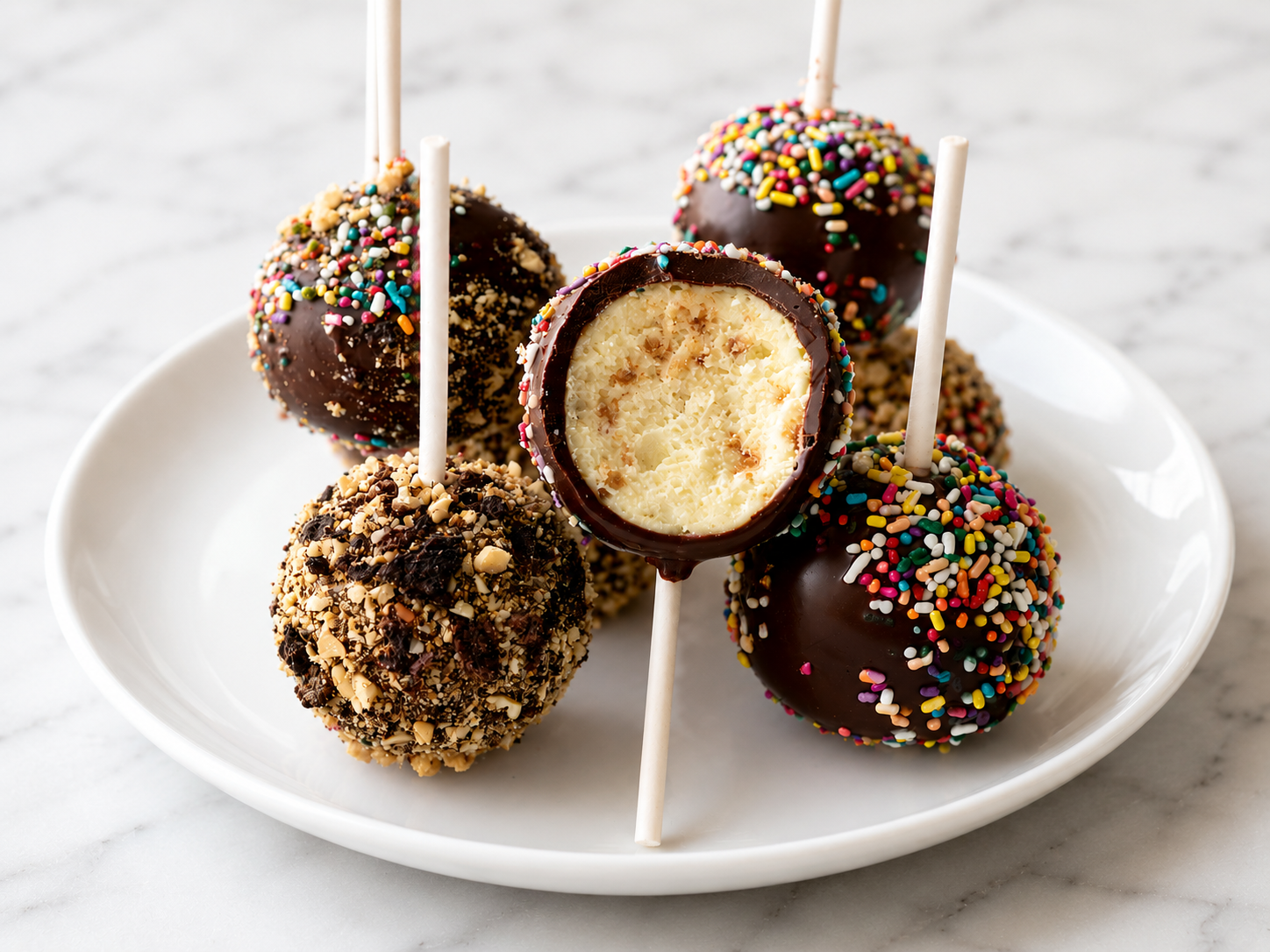 Frozen Cheesecake Pops Recipe