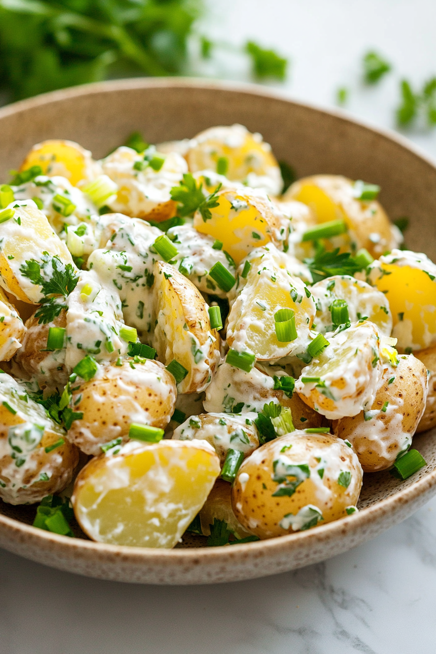 Jamie Oliver's Potato Salad Recipe 3 Jamie Oliver Potato Salad with Yogurt Recipe card 2026 Salads Jamie Oliver Potato Salad with Yogurt Recipe card