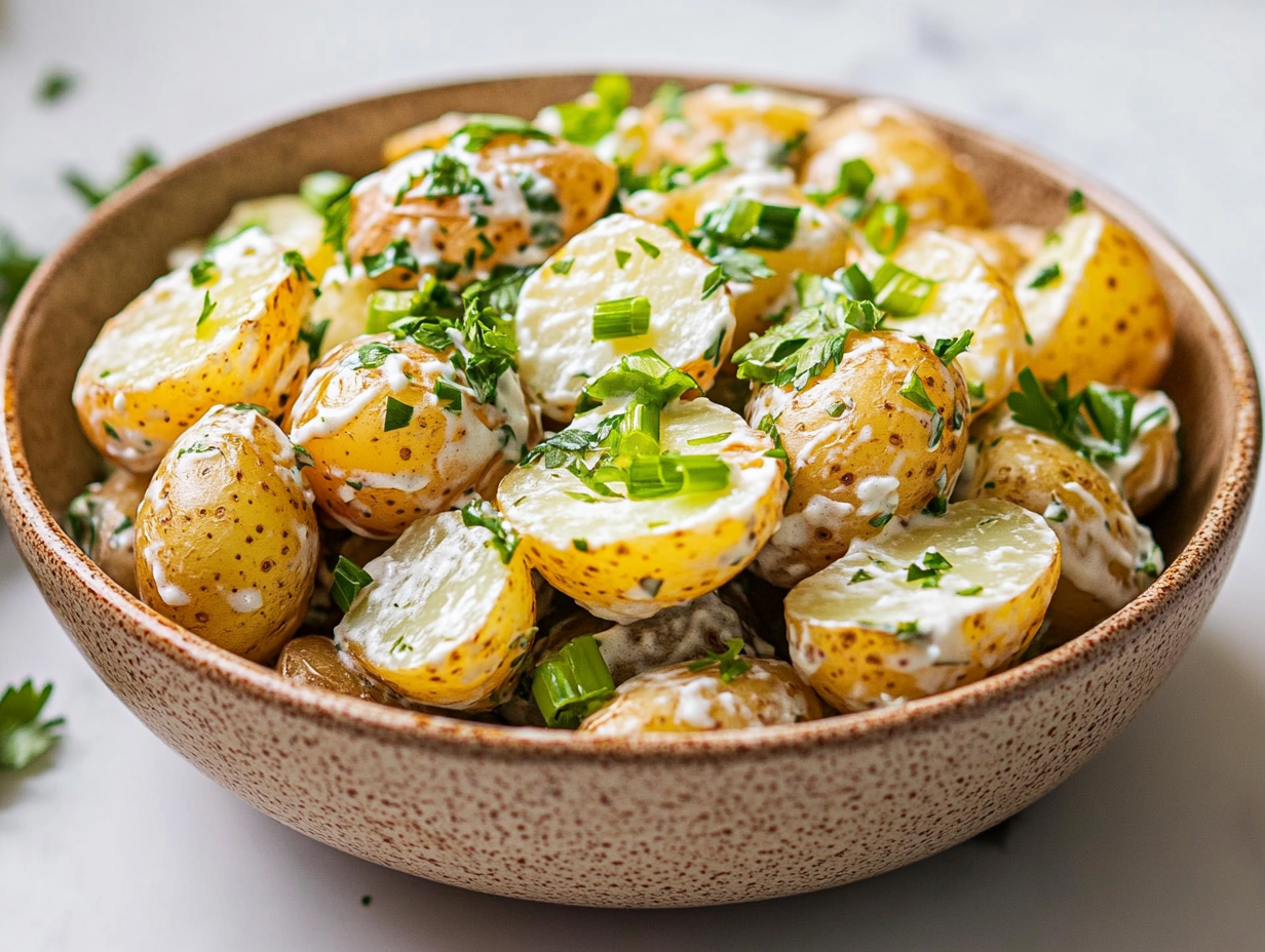Jamie Oliver Potato Salad with Yogurt Recipe