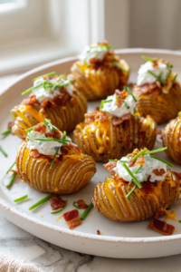 Loaded Hasselback Potato Bites Recipe 9
