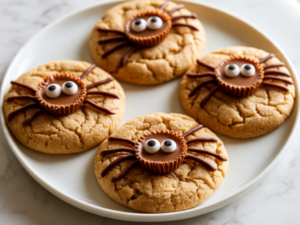 Peanut Butter Spider Cookies Recipe featured image