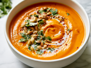 Spicy Pumpkin Soup Recipe featured image