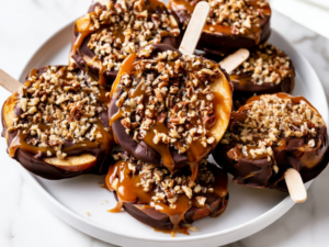 Chocolate Turtle Apple Slices