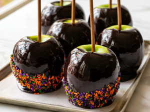 Halloween Candy Apples Recipe featured image