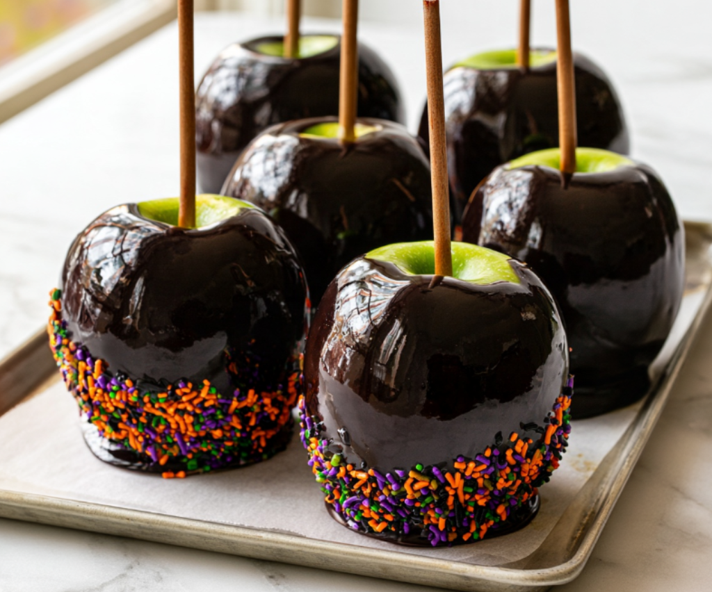 Halloween Candy Apples Recipe featured image